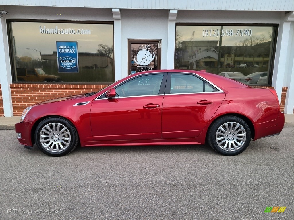 Crystal Red Tintcoat Cadillac CTS