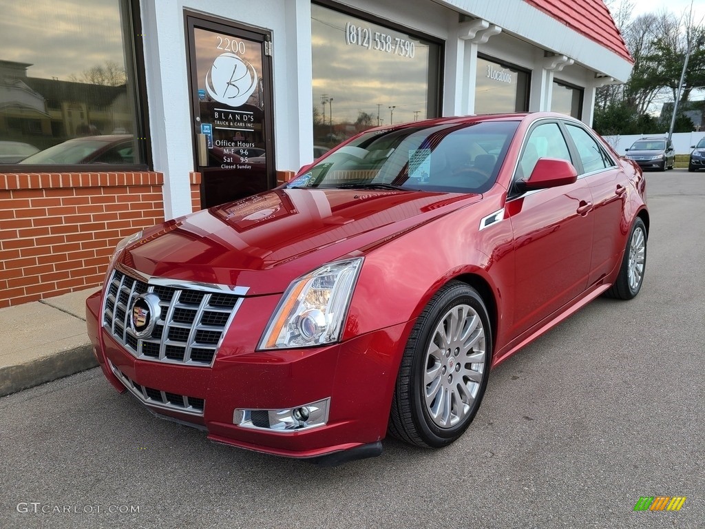 2013 CTS 3.6 Sedan - Crystal Red Tintcoat / Cashmere/Cocoa photo #2