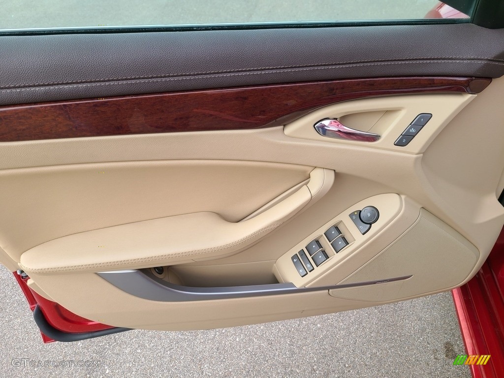 2013 CTS 3.6 Sedan - Crystal Red Tintcoat / Cashmere/Cocoa photo #4