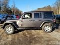 2021 Granite Crystal Metallic Jeep Wrangler Unlimited Sport 4x4  photo #3