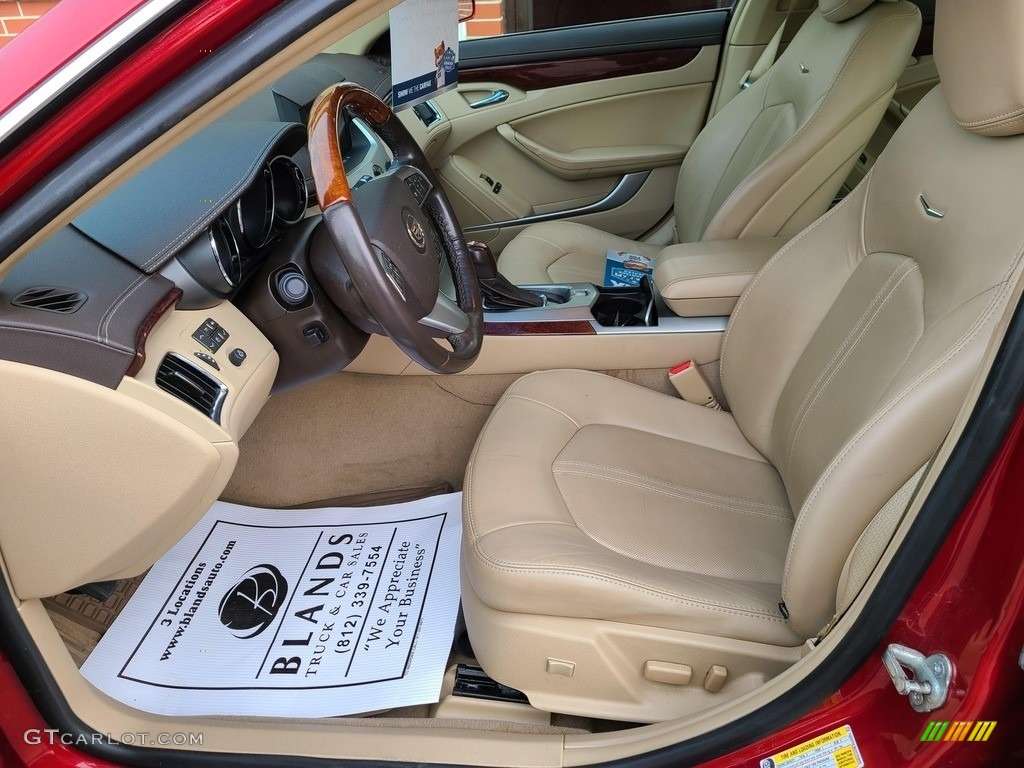 2013 CTS 3.6 Sedan - Crystal Red Tintcoat / Cashmere/Cocoa photo #7