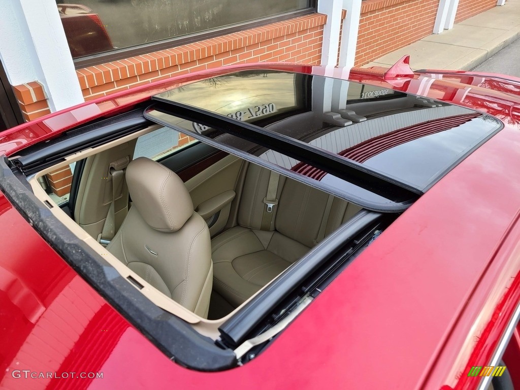 2013 CTS 3.6 Sedan - Crystal Red Tintcoat / Cashmere/Cocoa photo #32