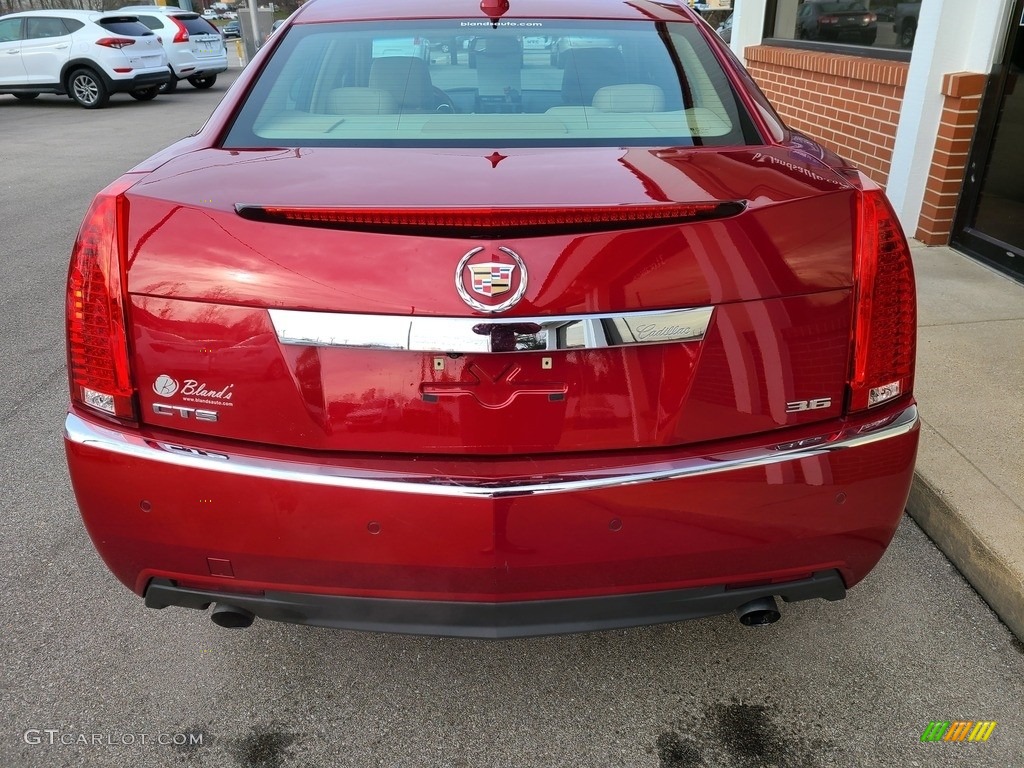 2013 CTS 3.6 Sedan - Crystal Red Tintcoat / Cashmere/Cocoa photo #37