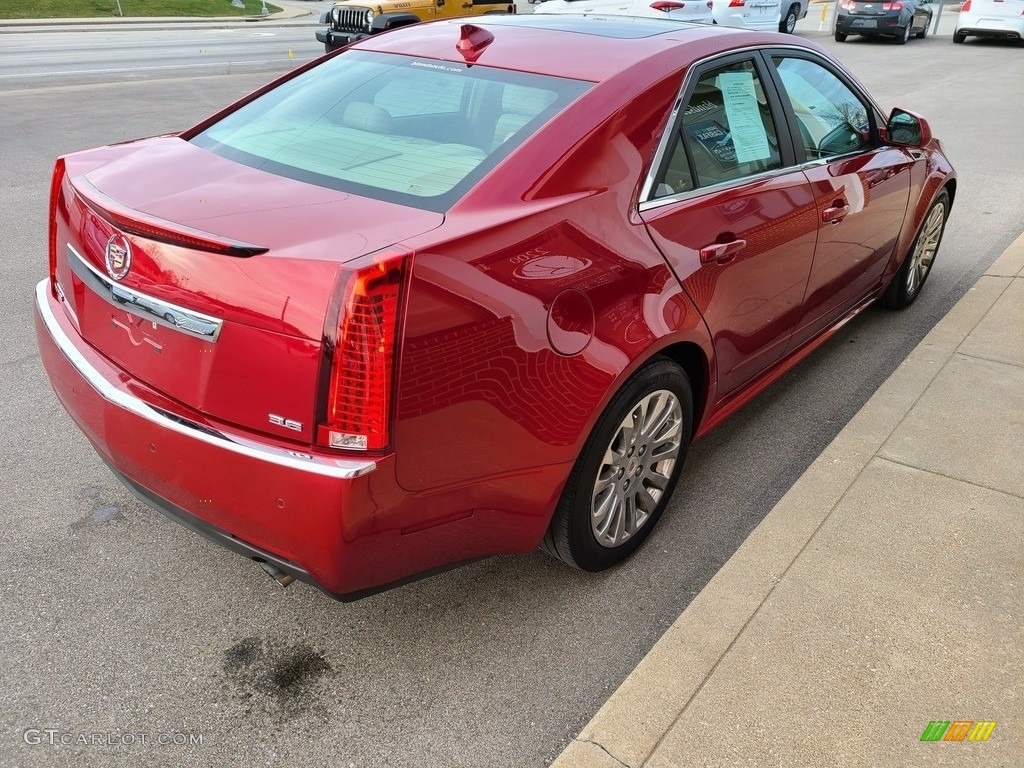 2013 CTS 3.6 Sedan - Crystal Red Tintcoat / Cashmere/Cocoa photo #42