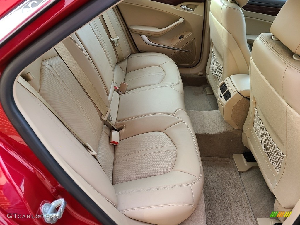 2013 CTS 3.6 Sedan - Crystal Red Tintcoat / Cashmere/Cocoa photo #44