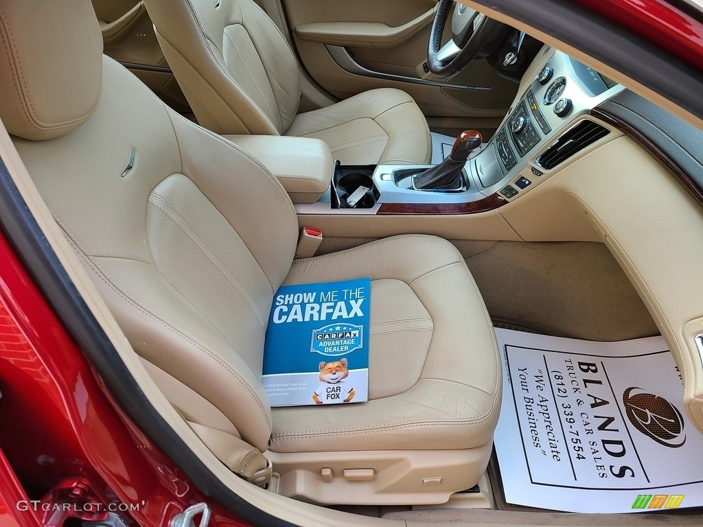 2013 CTS 3.6 Sedan - Crystal Red Tintcoat / Cashmere/Cocoa photo #46