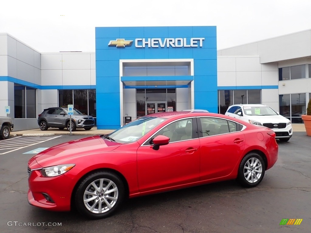 2016 Mazda6 Sport - Soul Red Metallic / Sand photo #1