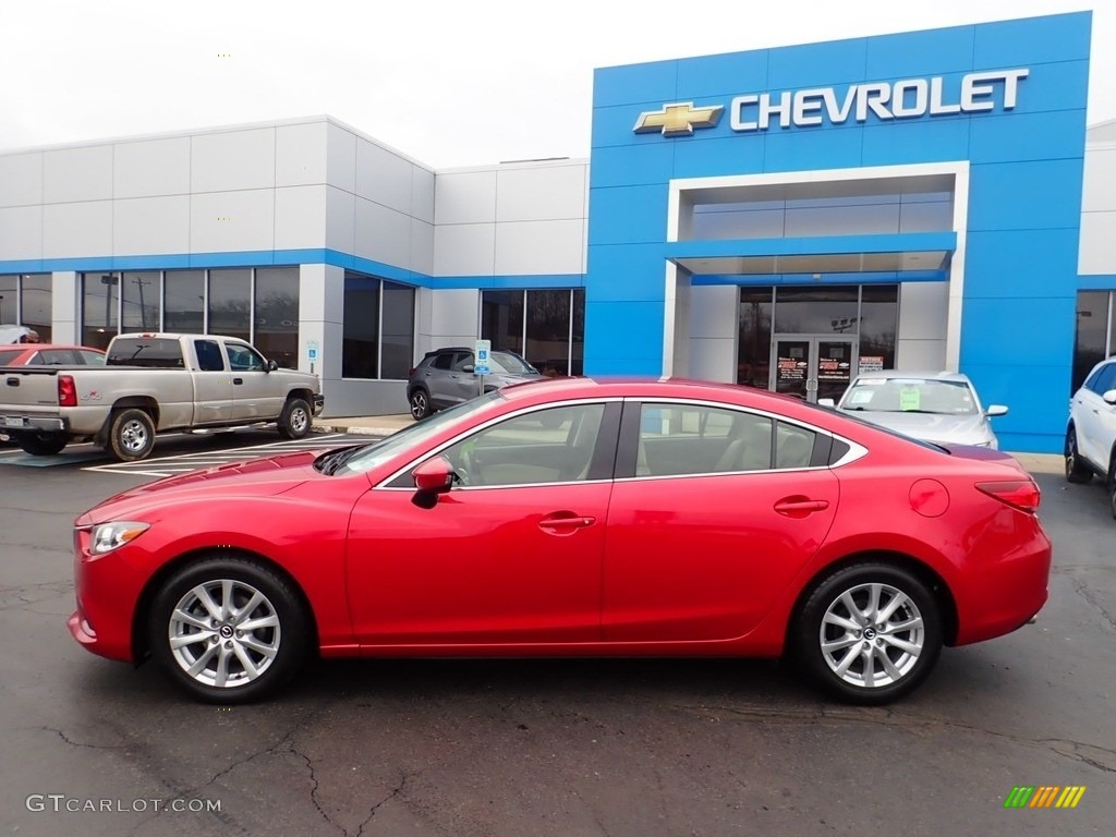 2016 Mazda6 Sport - Soul Red Metallic / Sand photo #3
