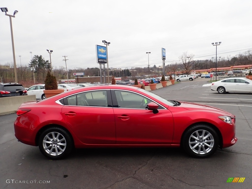 2016 Mazda6 Sport - Soul Red Metallic / Sand photo #9