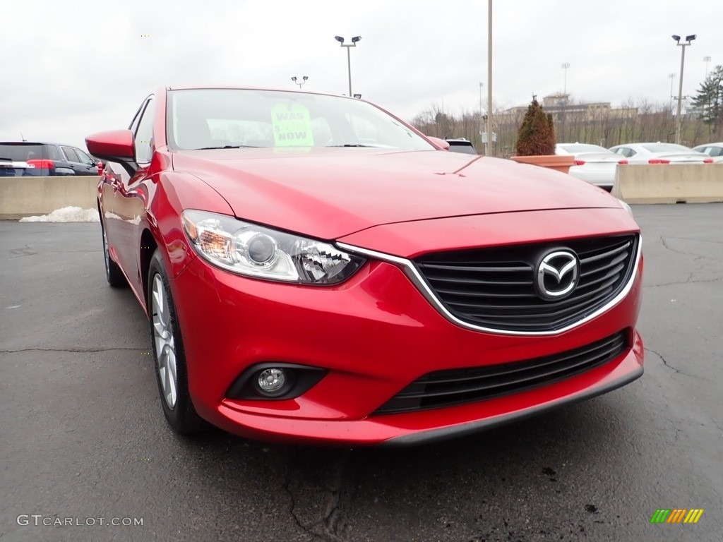 2016 Mazda6 Sport - Soul Red Metallic / Sand photo #11