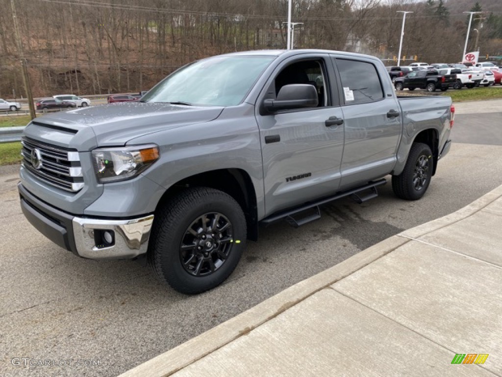 Cement 2021 Toyota Tundra SR5 CrewMax 4x4 Exterior Photo #140735031