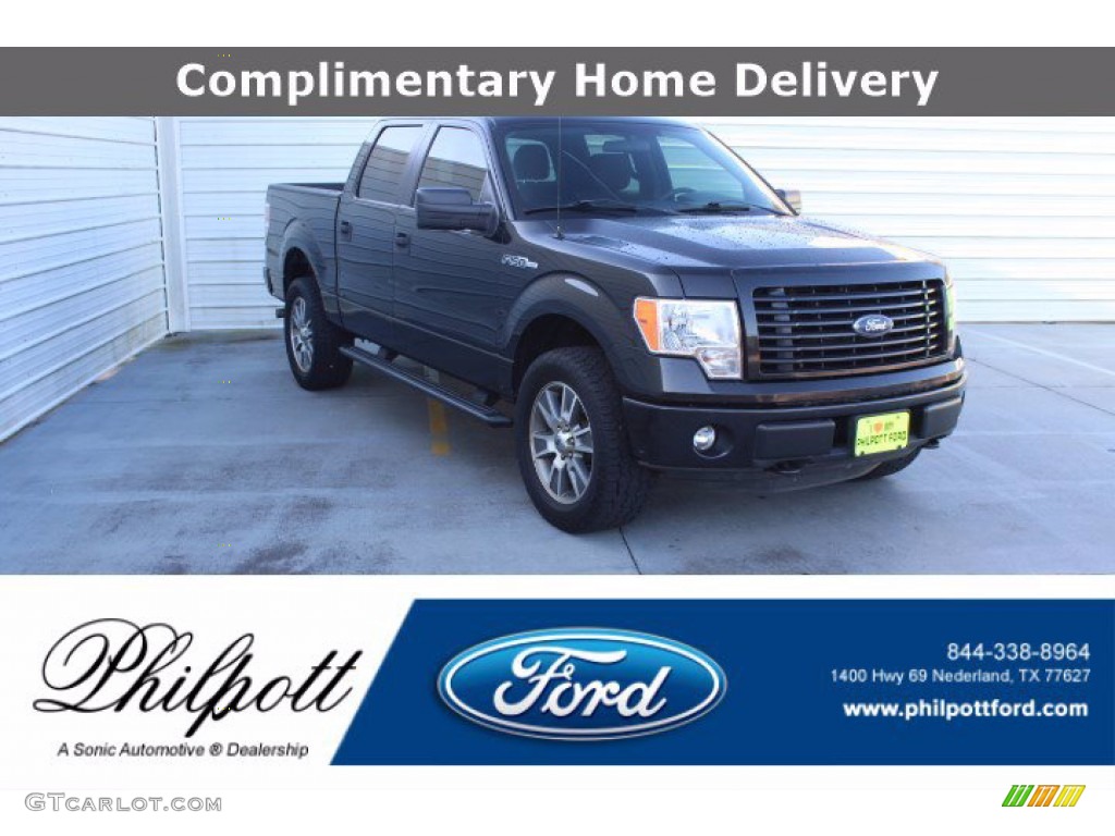 2014 F150 STX SuperCrew 4x4 - Sterling Grey / Steel Grey photo #1