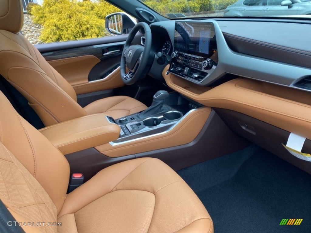 2021 Toyota Highlander Platinum AWD Front Seat Photo #140737349