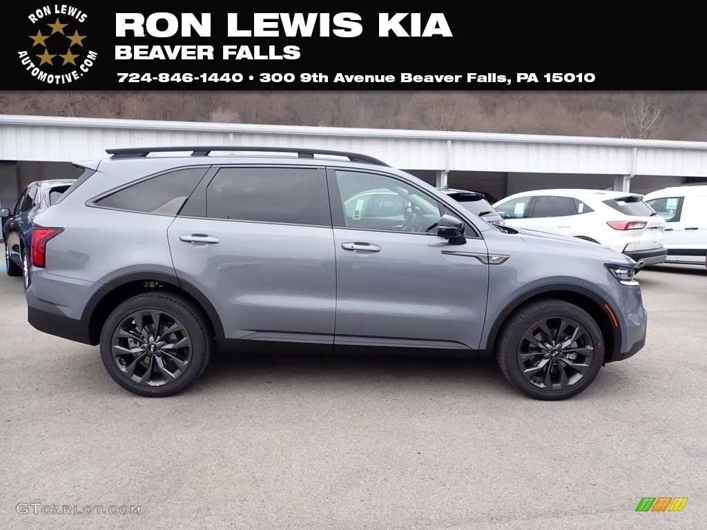 2021 Sorento SX AWD - Everlasting Silver / Black photo #1