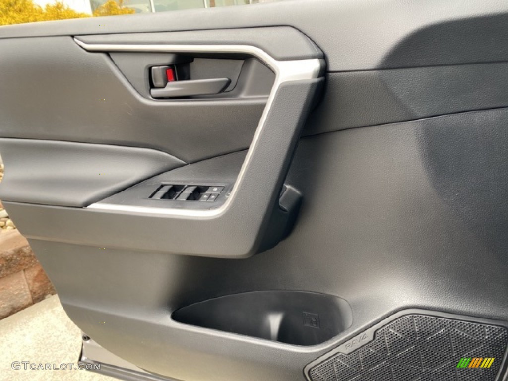 2021 Toyota RAV4 LE AWD Black Door Panel Photo #140738394