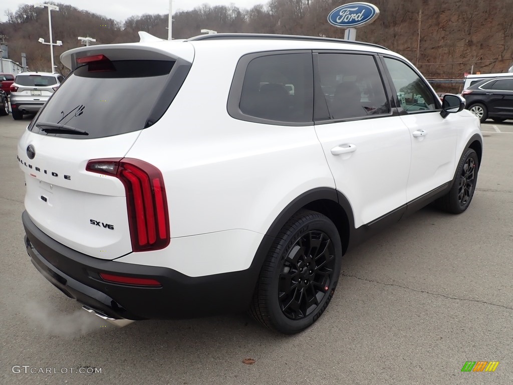 2021 Telluride SX AWD - Snow White Pearl / Black photo #2