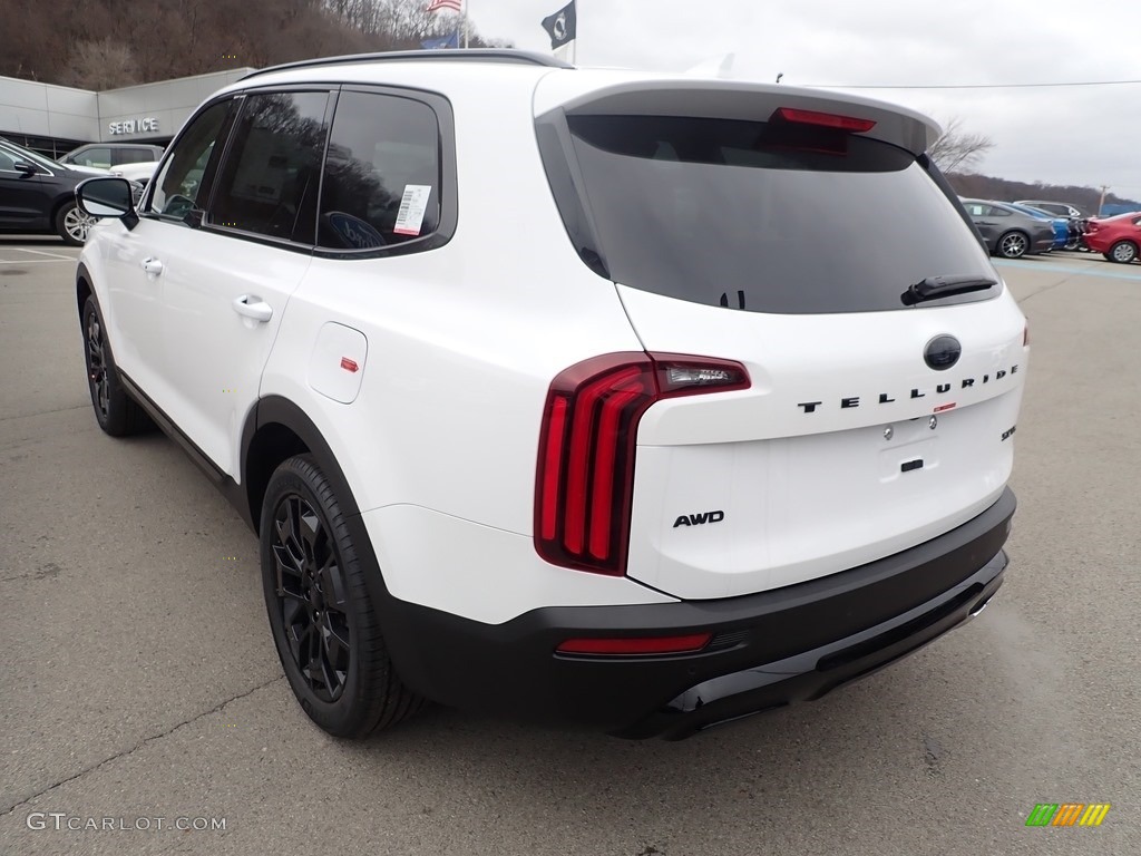 2021 Telluride SX AWD - Snow White Pearl / Black photo #7