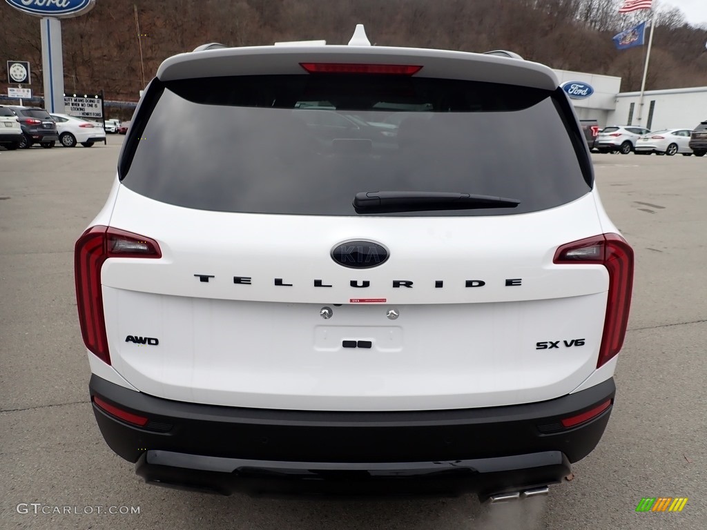 2021 Telluride SX AWD - Snow White Pearl / Black photo #8
