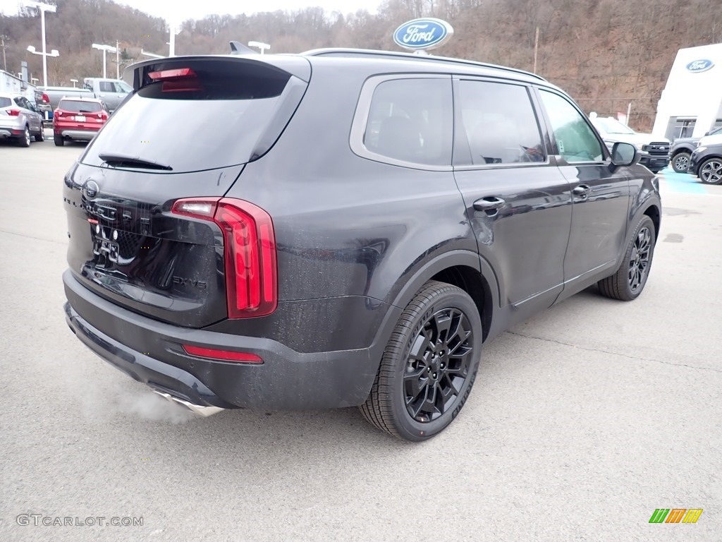2021 Telluride EX AWD - Ebony Black / Black photo #2