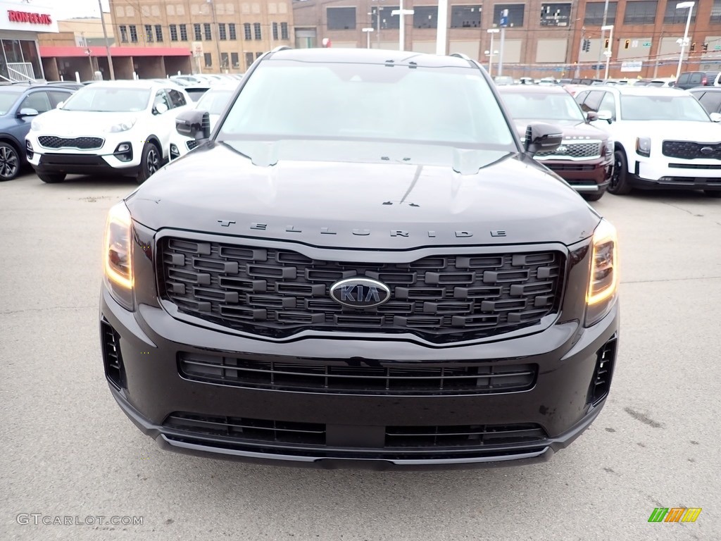 2021 Telluride EX AWD - Ebony Black / Black photo #4