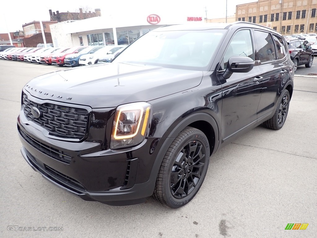 2021 Telluride EX AWD - Ebony Black / Black photo #5