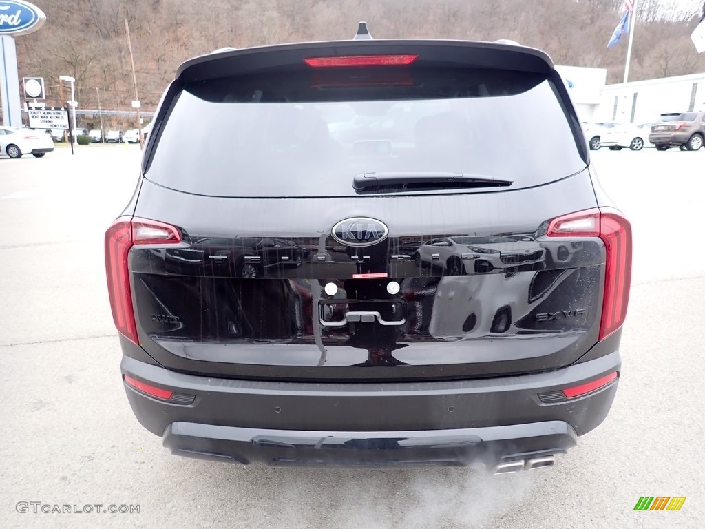2021 Telluride EX AWD - Ebony Black / Black photo #7
