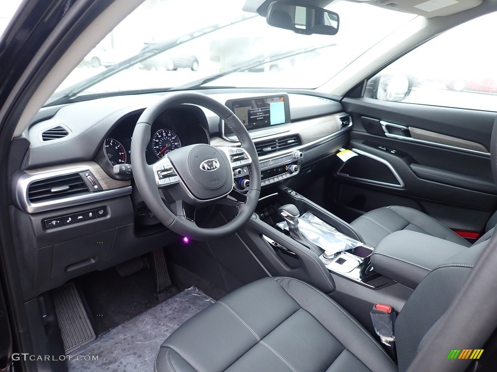 2021 Telluride EX AWD - Ebony Black / Black photo #13