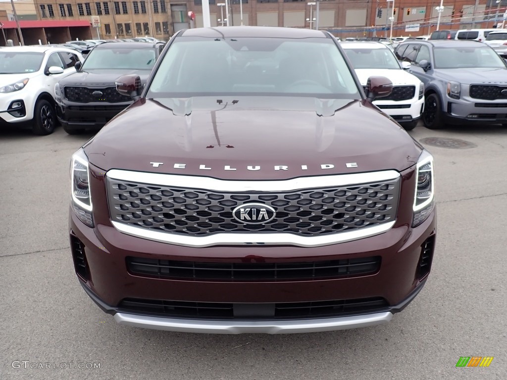 2021 Telluride LX AWD - Sangria / Black photo #4