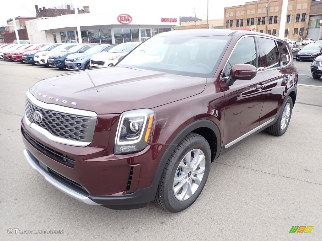 2021 Telluride LX AWD - Sangria / Black photo #5