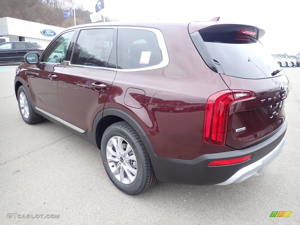 2021 Telluride LX AWD - Sangria / Black photo #7