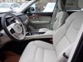 Blonde/Charcoal 2021 Volvo XC90 T8 eAWD Momentum Plug-in Hybrid Interior Color