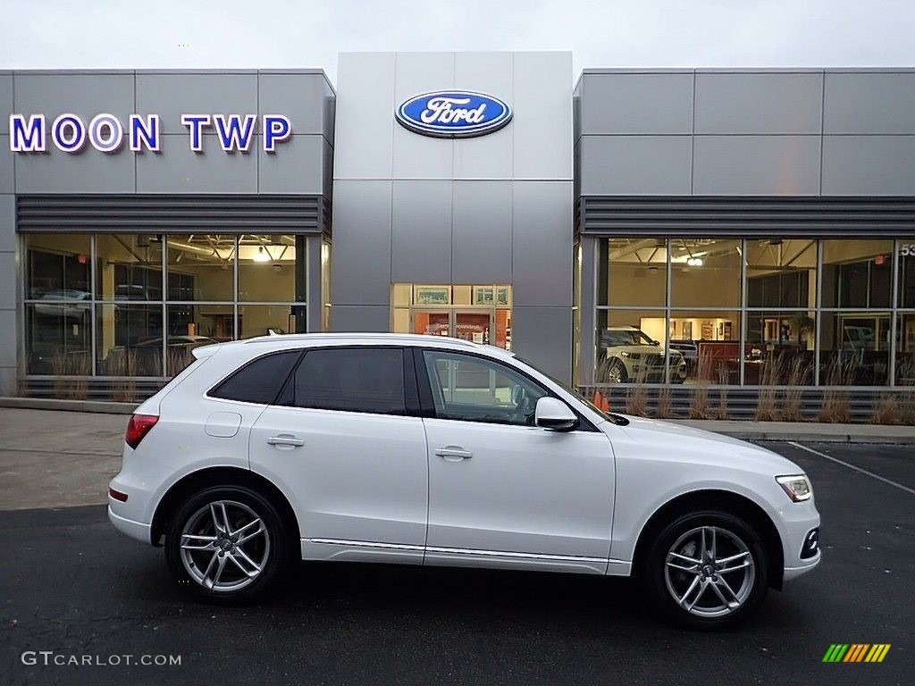 2016 Q5 2.0 TFSI Premium Plus quattro - Ibis White / Pistachio Beige photo #1