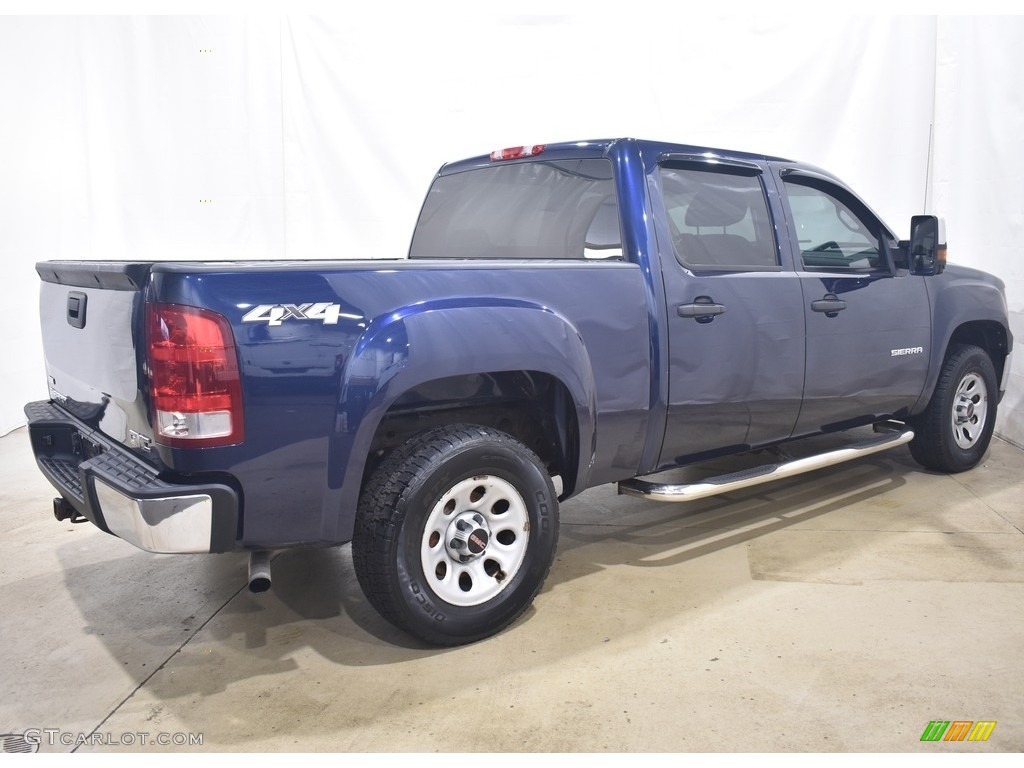 2011 Sierra 1500 Crew Cab 4x4 - Midnight Blue Metallic / Dark Titanium photo #2