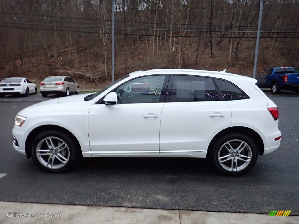2016 Q5 2.0 TFSI Premium Plus quattro - Ibis White / Pistachio Beige photo #6