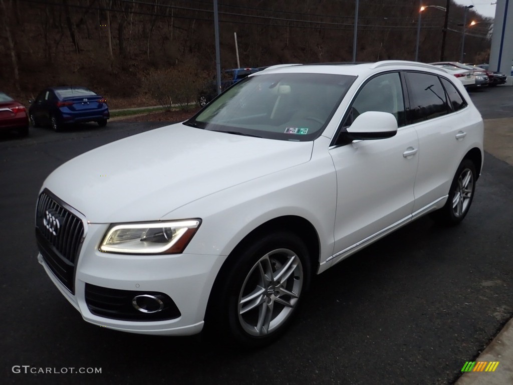 2016 Q5 2.0 TFSI Premium Plus quattro - Ibis White / Pistachio Beige photo #7