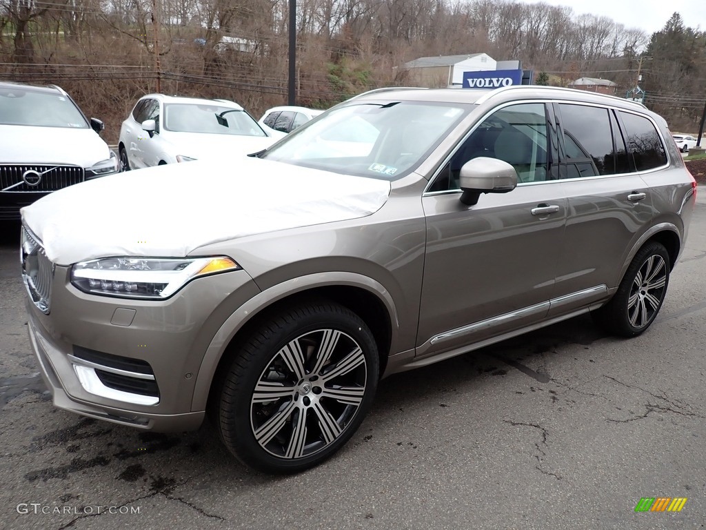 Pebble Grey Metallic 2021 Volvo XC90 T6 AWD Inscription Exterior Photo #140741026