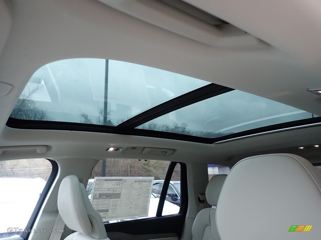 2021 XC90 T6 AWD Inscription - Pebble Grey Metallic / Blonde/Charcoal photo #12