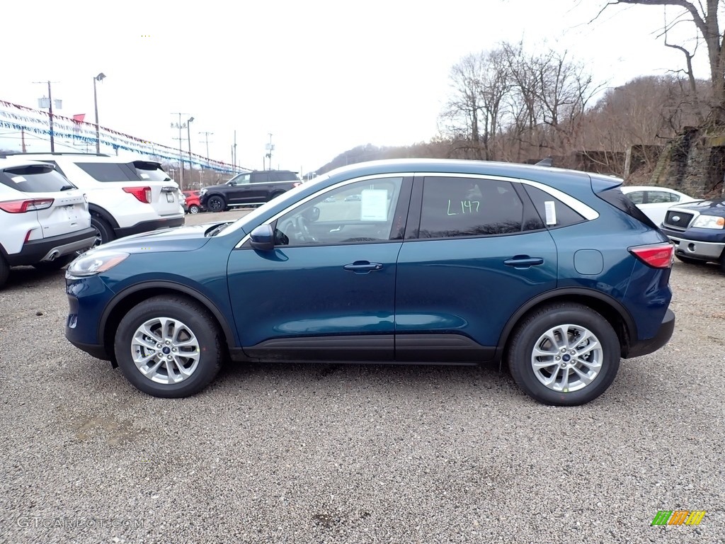 2020 Escape SE 4WD - Dark Persian Green Metallic / Dark Earth Gray photo #6
