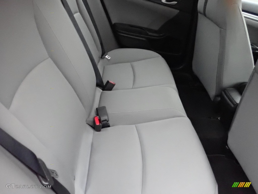 2018 Civic LX Sedan - Aegean Blue Metallic / Gray photo #13