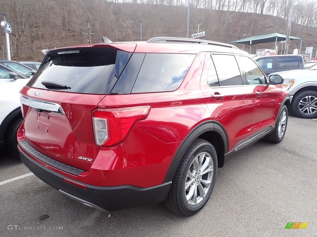 2021 Explorer XLT 4WD - Rapid Red Metallic / Ebony photo #2