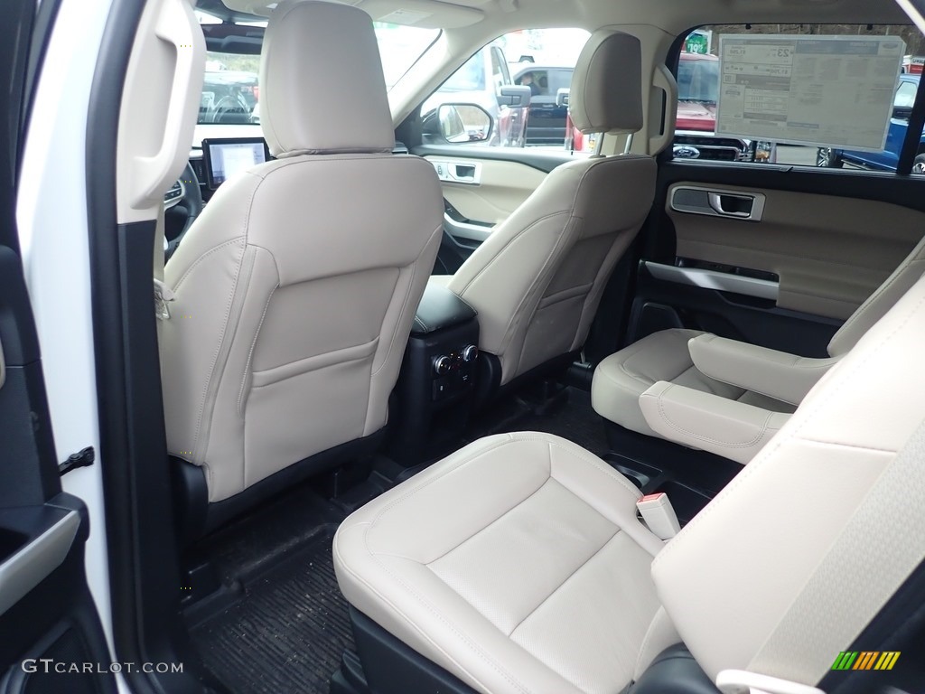 2021 Explorer Limited 4WD - Star White Metallic Tri-Coat / Sandstone photo #7