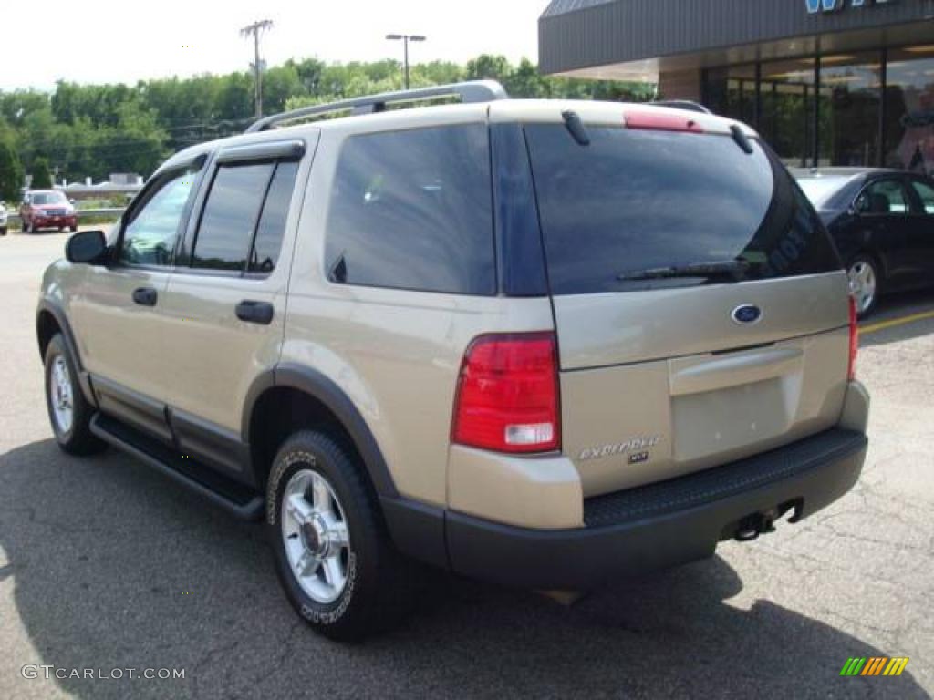 2003 Explorer XLT 4x4 - Harvest Gold Metallic / Medium Parchment Beige photo #2