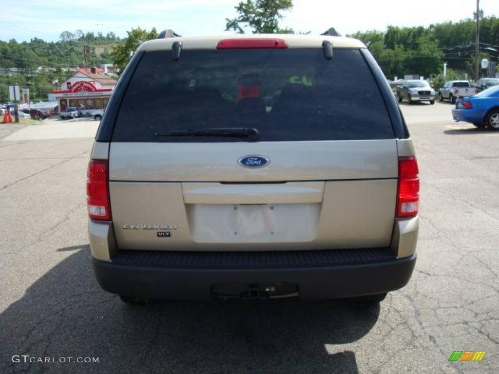 2003 Explorer XLT 4x4 - Harvest Gold Metallic / Medium Parchment Beige photo #3