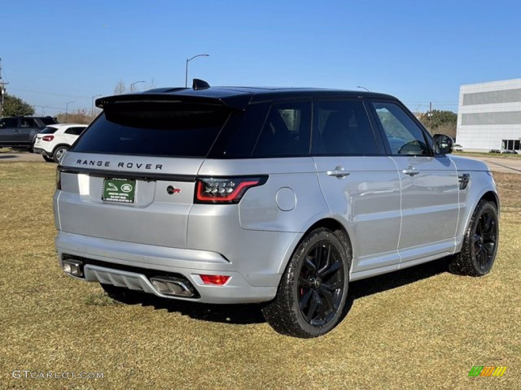 2021 Range Rover Sport SVR Carbon Edition - Hakuba Silver Metallic / Ebony photo #3