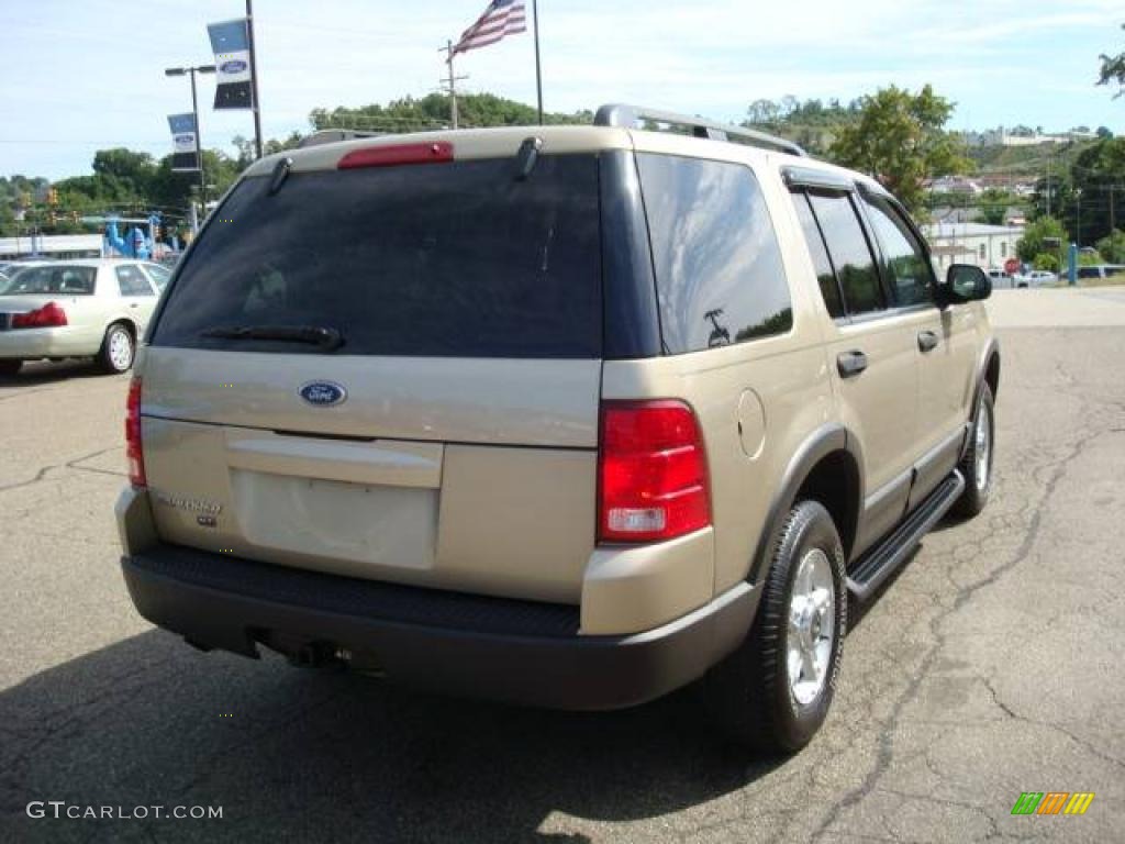 2003 Explorer XLT 4x4 - Harvest Gold Metallic / Medium Parchment Beige photo #4