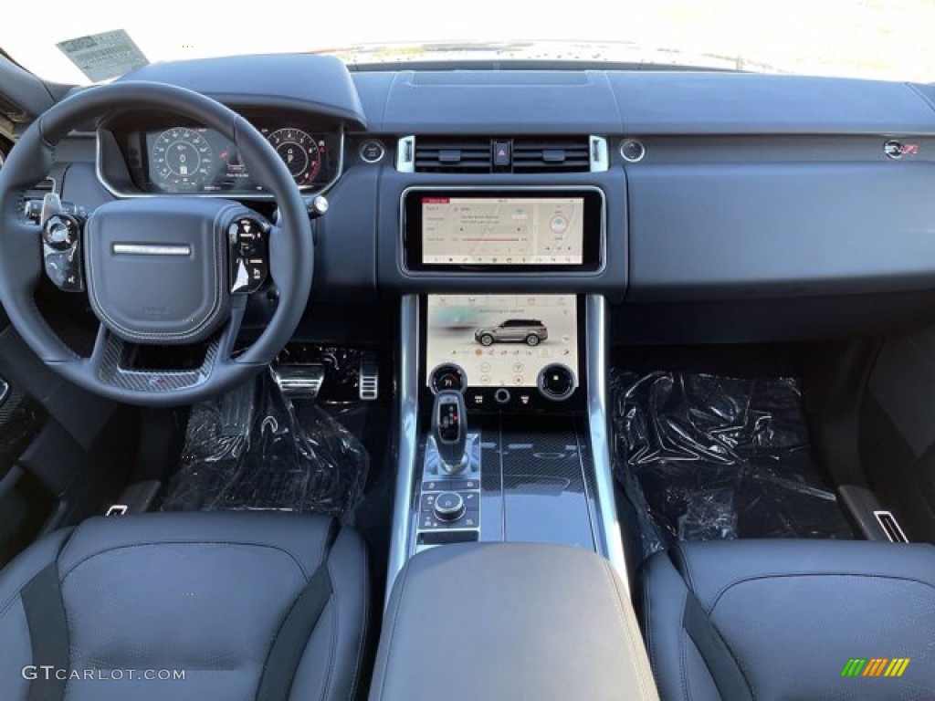 2021 Land Rover Range Rover Sport SVR Carbon Edition Ebony Dashboard Photo #140744020