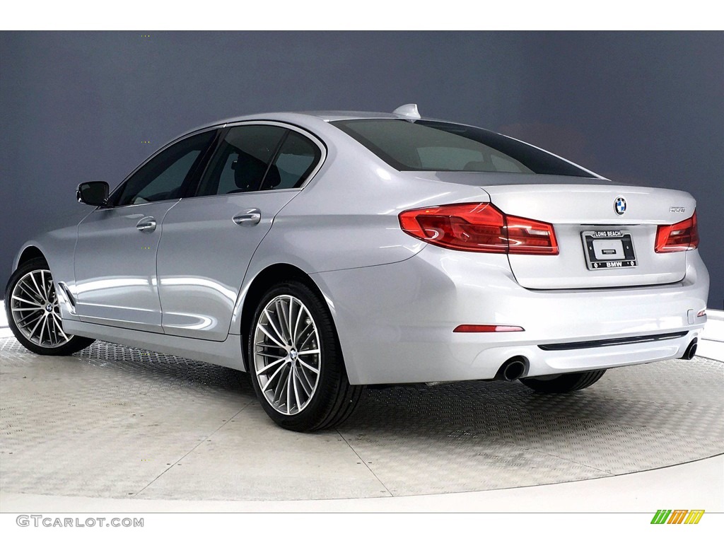 2017 5 Series 530i Sedan - Glacier Silver Metallic / Black photo #10