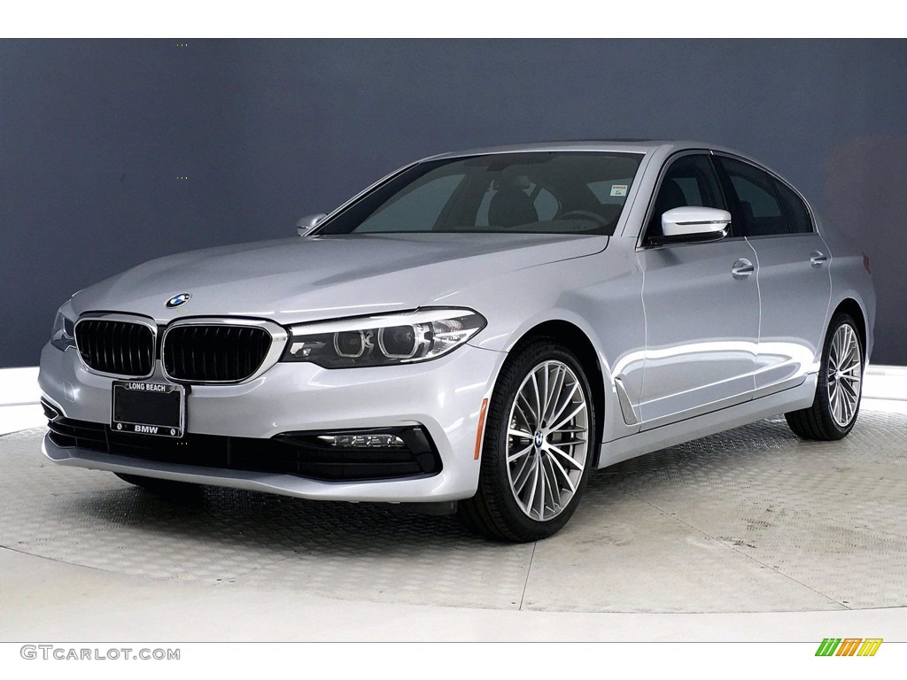 2017 5 Series 530i Sedan - Glacier Silver Metallic / Black photo #12