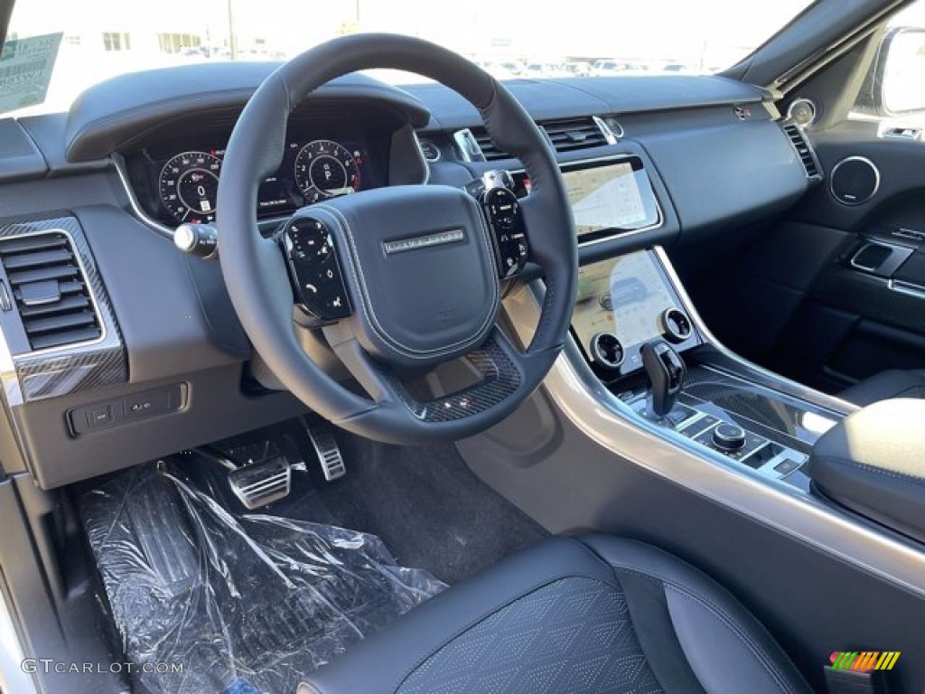 Ebony Interior 2021 Land Rover Range Rover Sport SVR Carbon Edition Photo #140744287