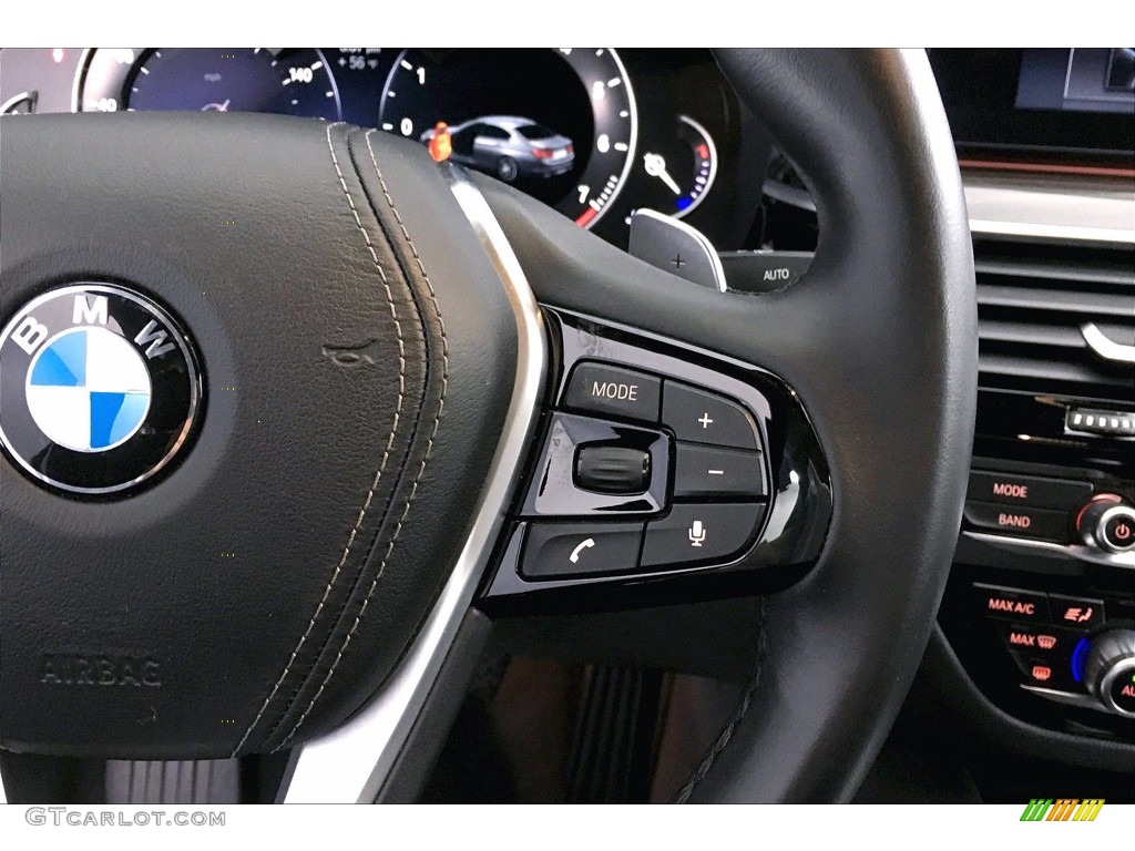 2017 5 Series 530i Sedan - Glacier Silver Metallic / Black photo #19